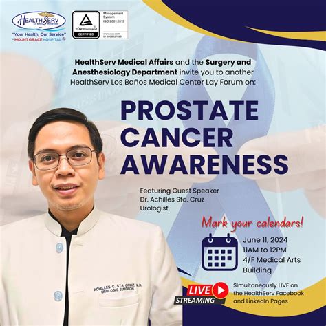 RAFI, partners mipahigayon og forum sa prostate cancer.
